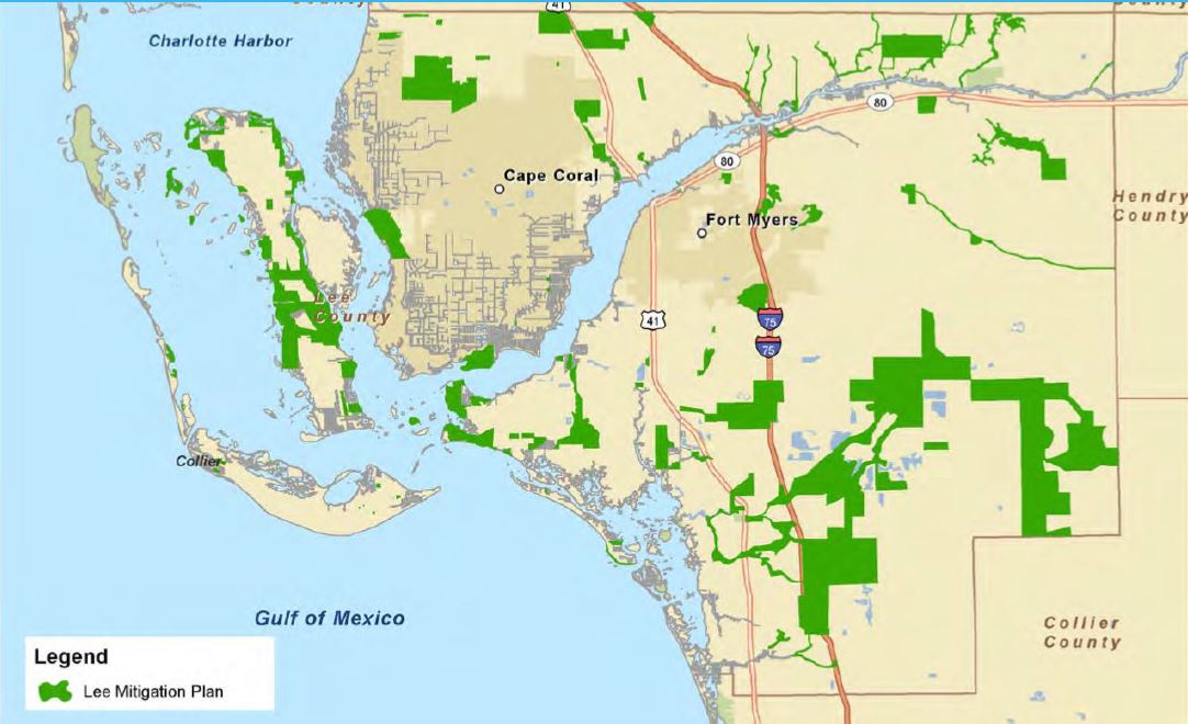 Lee County Mitigation Plan Map Image